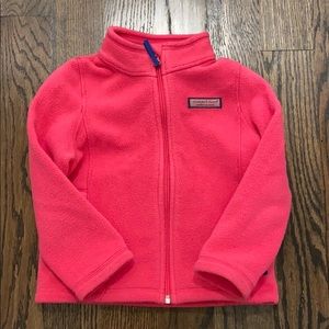 Girls vineyard vines fleece jacket